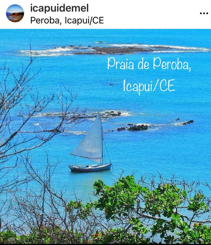 Sua casinha de férias em Icapui CE Exterior foto